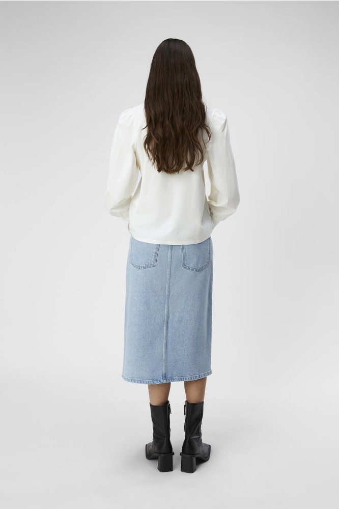 OBJCAROLINE L/S TOP NOOS 23040526 Cloud Dancer